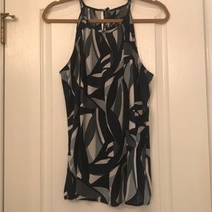 Banana Republic Tie neck halter top.